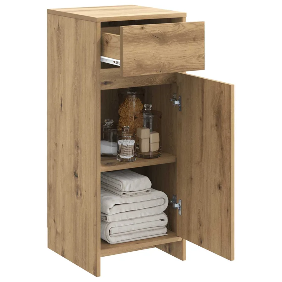 Armoire de salle de bain Chêne artisanal 35 x 36,5 x 85 cm - 3