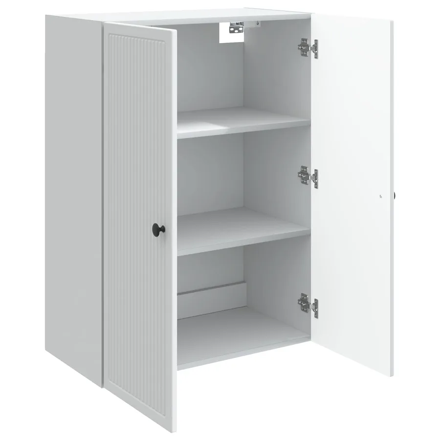 Armoire Murale Blanc 66 x 34,5 x 90 cm Bois d'ingénierie - 3