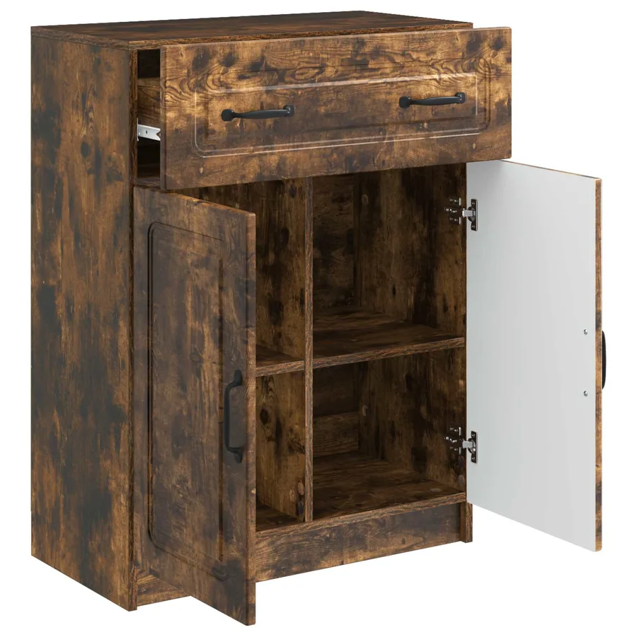 Buffet Chêne fumé 66 x 34,5 x 87 cm Bois d'ingénierie - 5