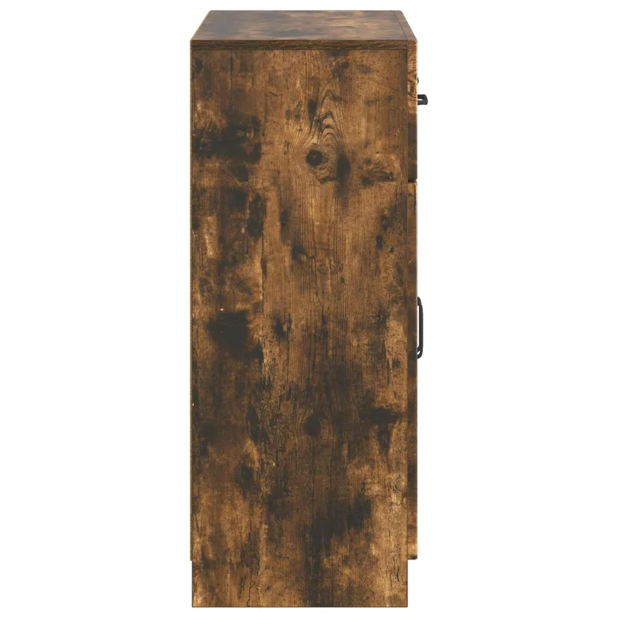 Buffet Chêne fumé 66 x 34,5 x 87 cm Bois d'ingénierie - 7