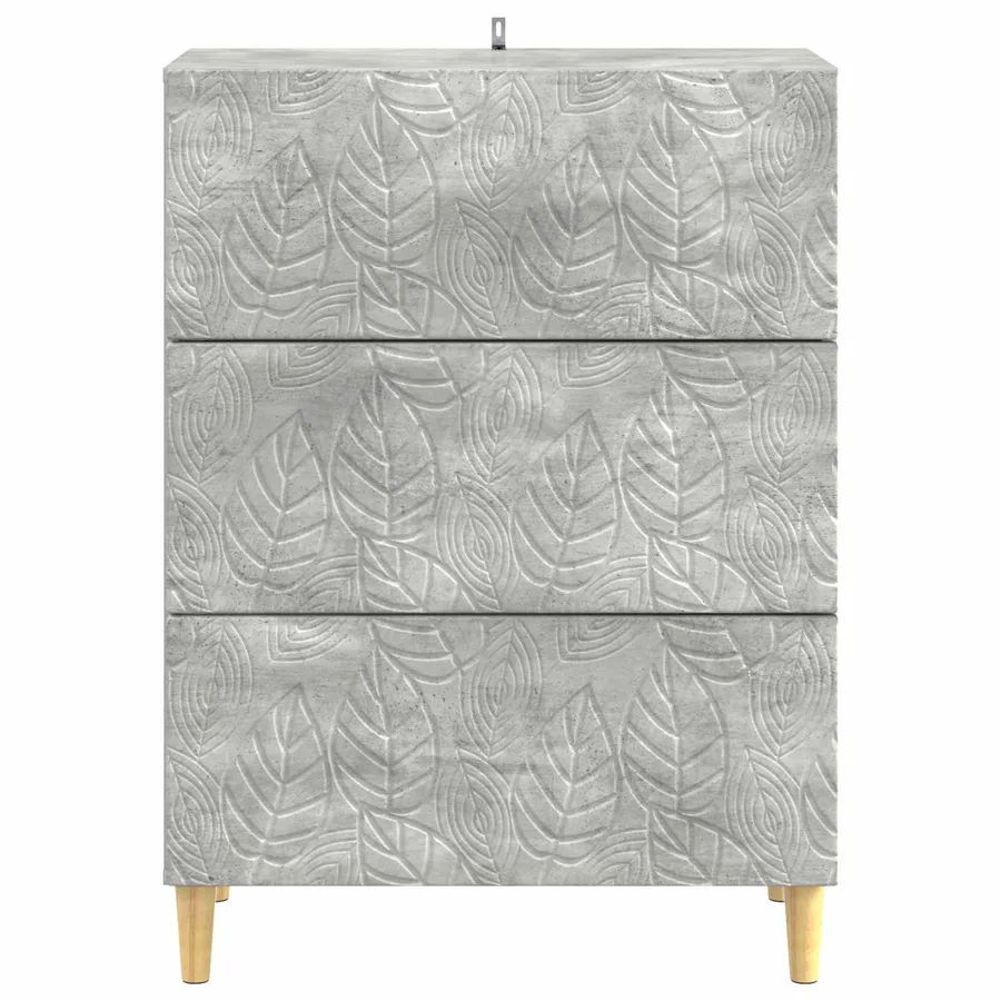 Armoire à tiroirs Gris béton 66 x 34,5 x 90 cm - 5
