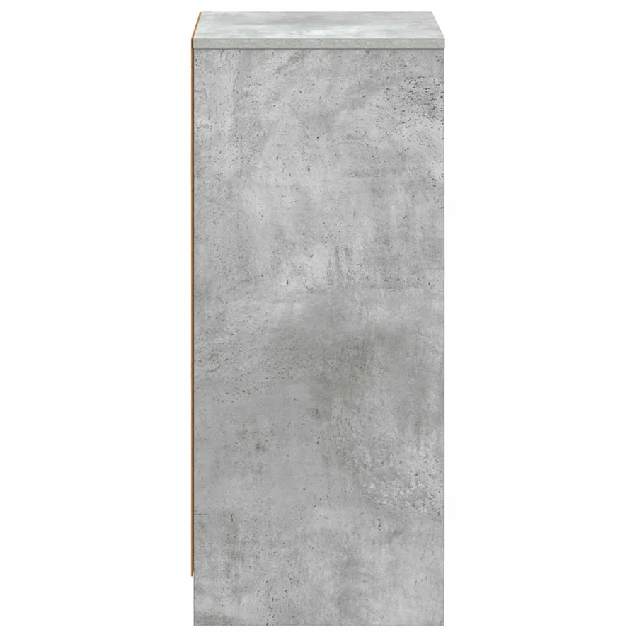 Armoire de salle de bain Gris béton 35 x 36,5 x 85 cm - 4