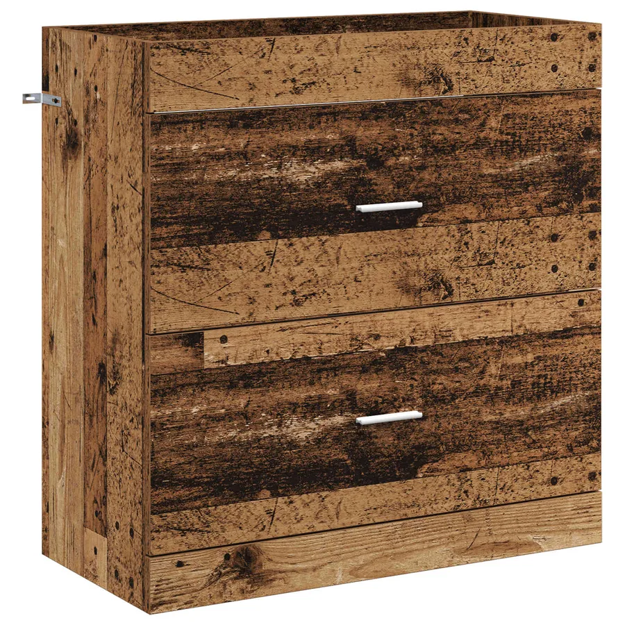 Ensemble de mobilier de salle de bain Bois ancien - 4