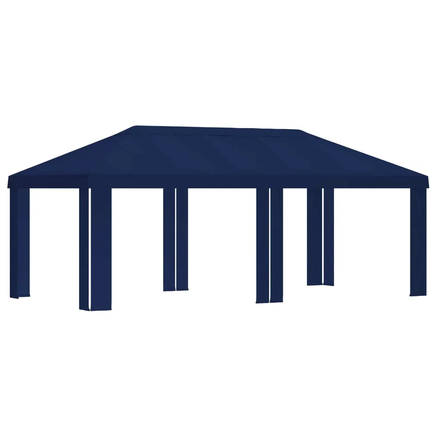 Housse de Gazebo 6 x 3 m Bleu Polyester 190 gsm - 2