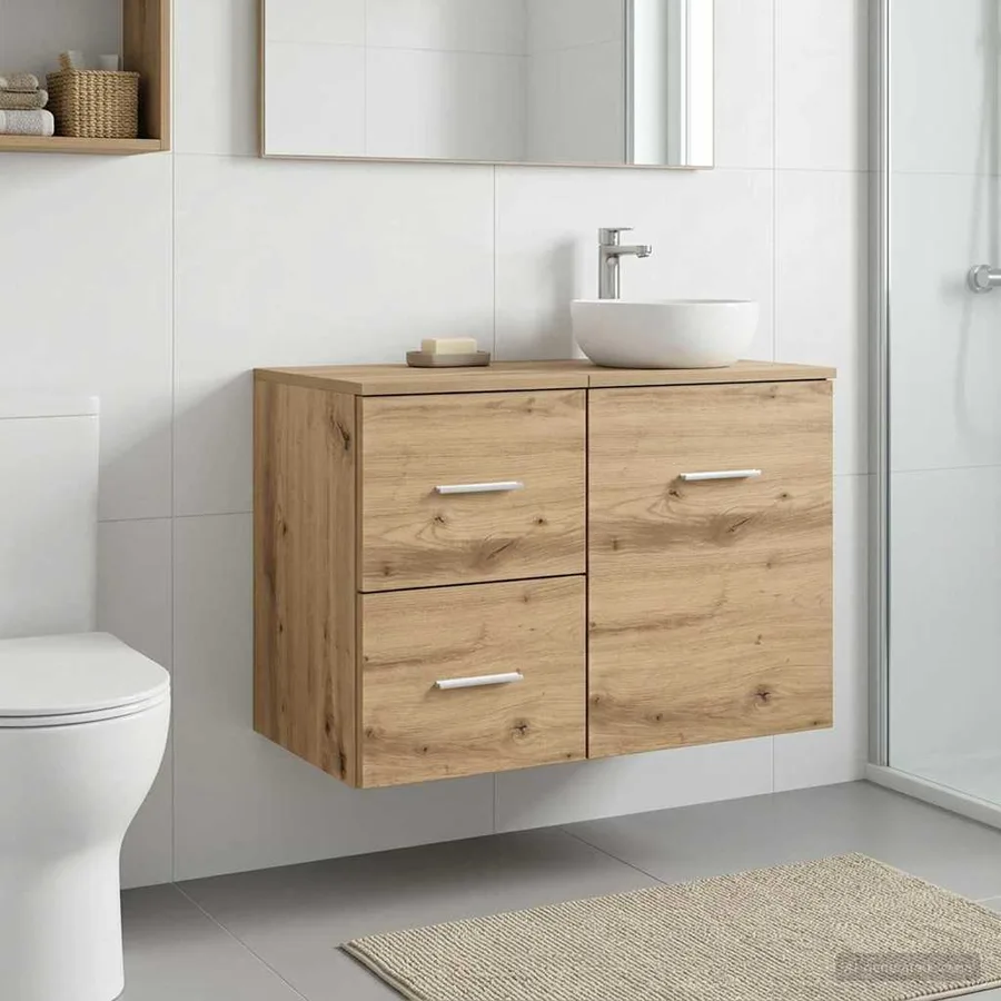 Meuble de Salle de Bain In-between Bois ancien 30 x 41 x 50 cm - 3