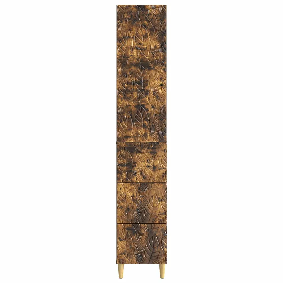 Ensemble de Meubles 2 pcs Chêne fumé 33 x 34,5 x 90 cm - 5