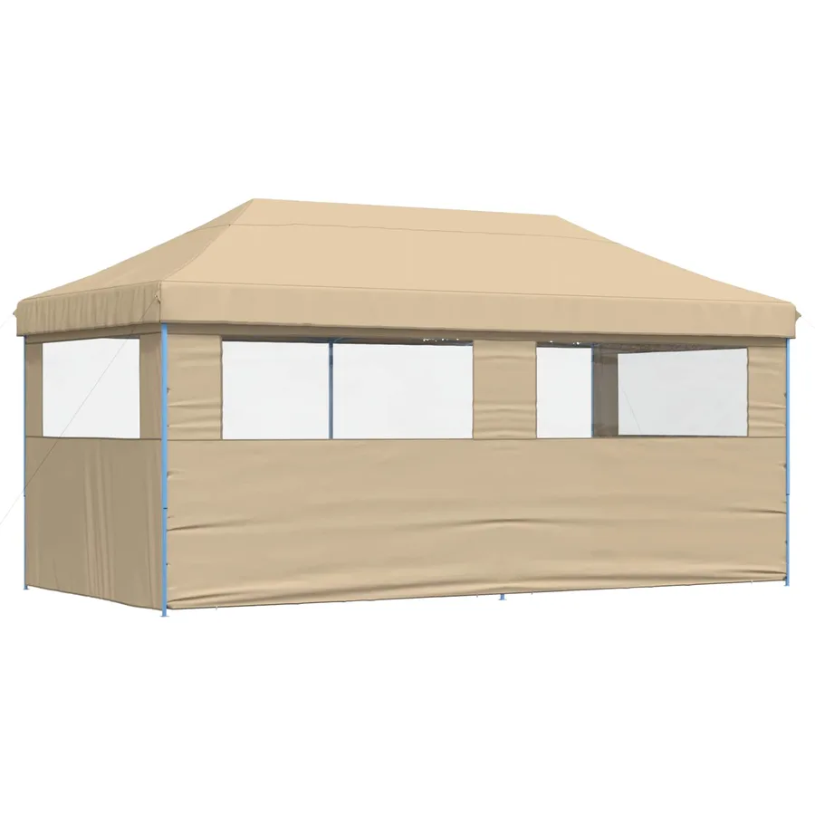 Tente de fête Beige 292 x 580 x 315 cm Tissu Oxford - 6