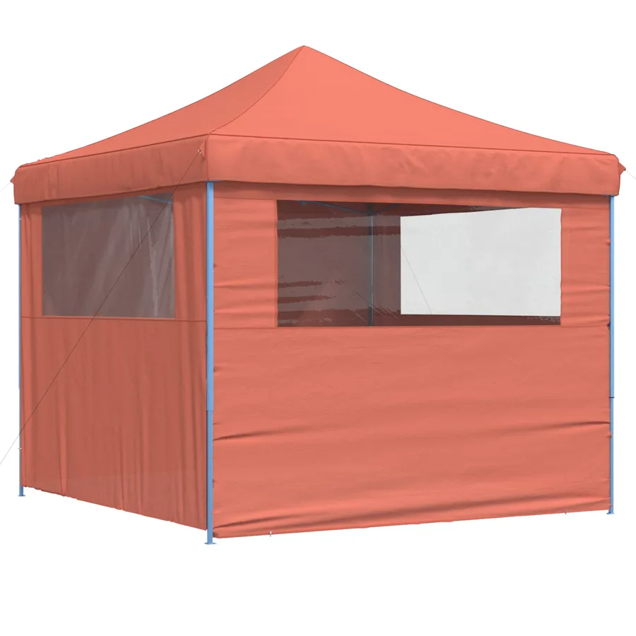 Tente de fête 292 x 292 x 315 cm Terre cuite Tissu Oxford - 7