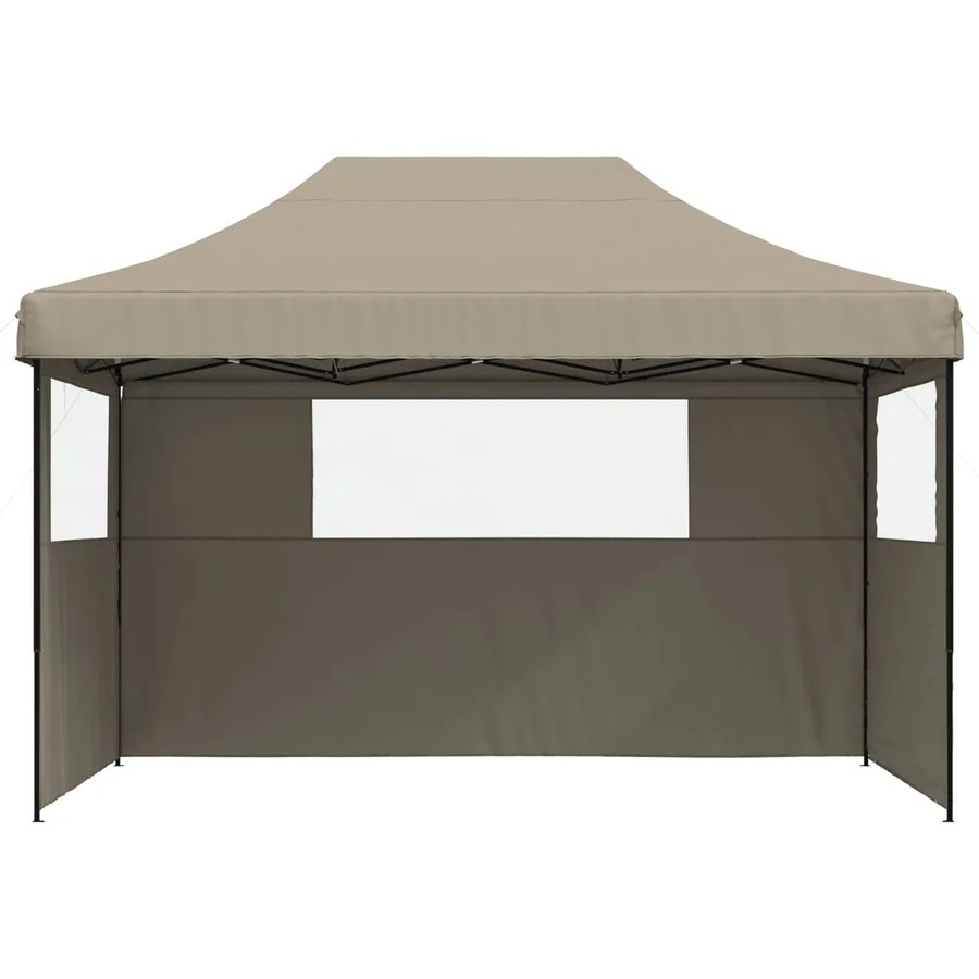 Tente de fête Taupe 279 x 410 x 315 cm Tissu Oxford - 3
