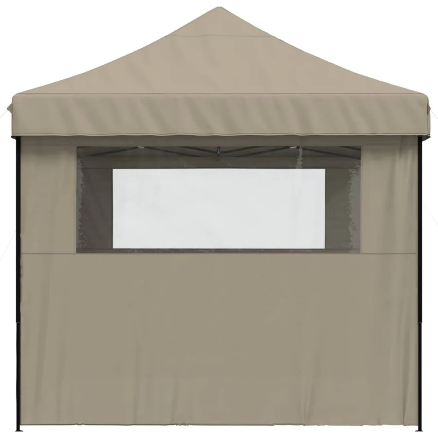 Tente de fête Taupe 279 x 410 x 315 cm Tissu Oxford - 5