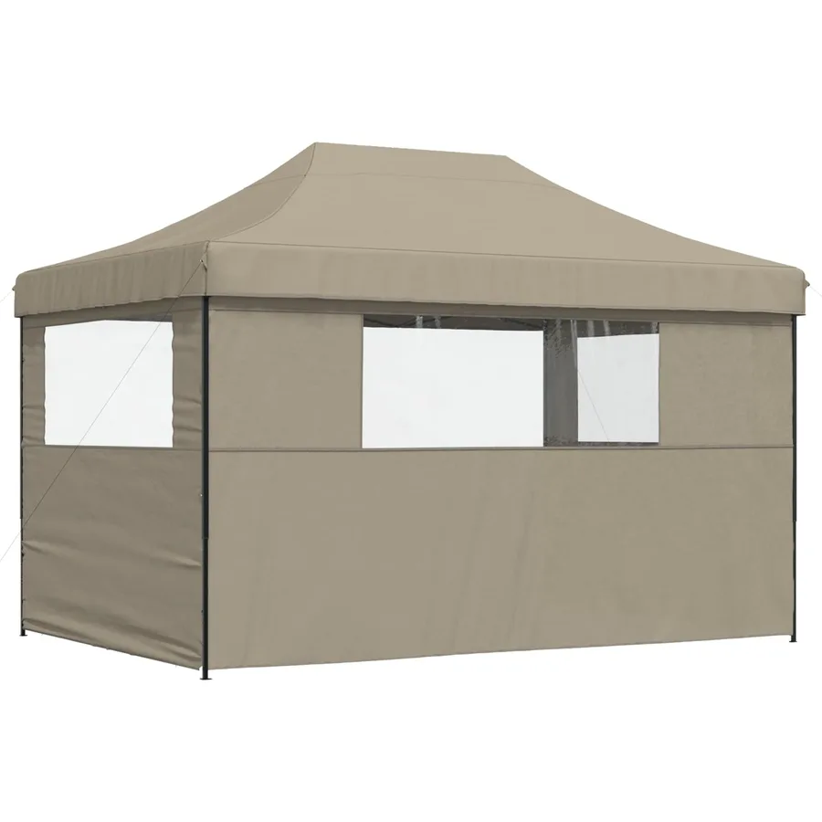 Tente de fête Taupe 279 x 410 x 315 cm Tissu Oxford - 6