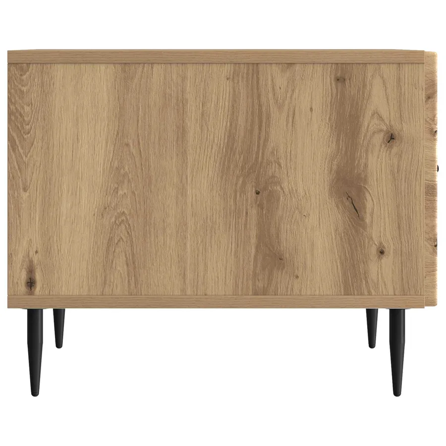 Table basse Chêne artisanal 49 x 50 x 40 cm Bois d'ingénierie - 6