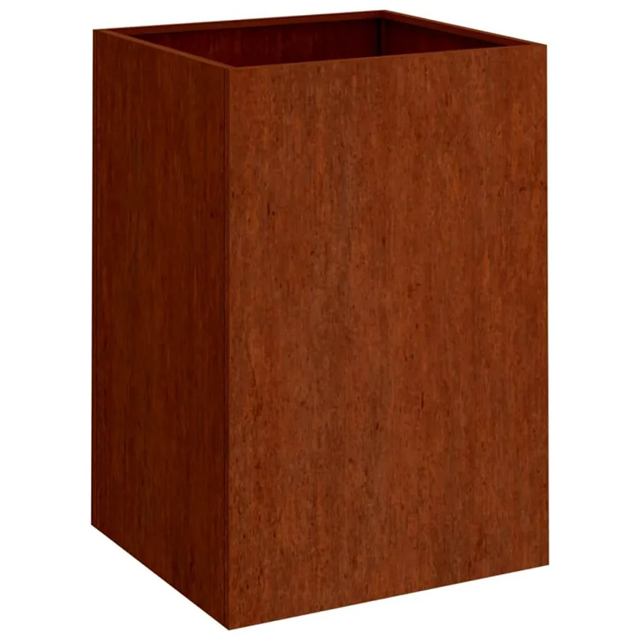 Jardinière 42x38x75 cm acier corten - 2