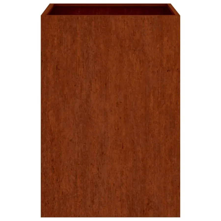 Jardinière 42x38x75 cm acier corten - 5
