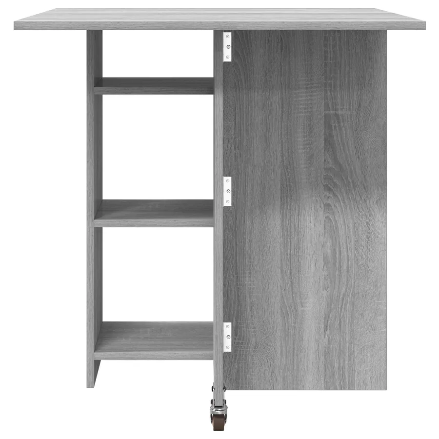 Table à dîner 115 x 70 x 75 cm Bois d'ingénierie Sonoma gris - 7