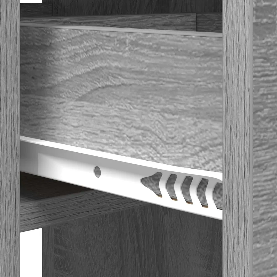 Table à dîner 115 x 70 x 75 cm Bois d'ingénierie Sonoma gris - 9