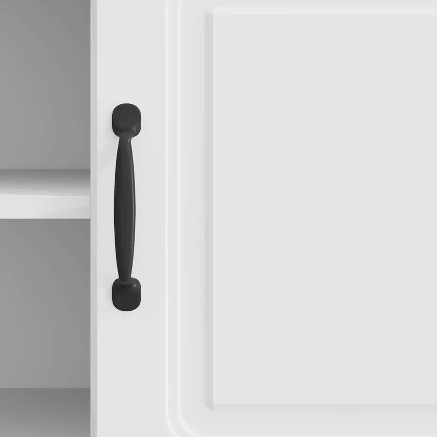 Meuble TV Blanc brillant 102 x 34,5 x 47 cm Bois d'ingénierie - 10