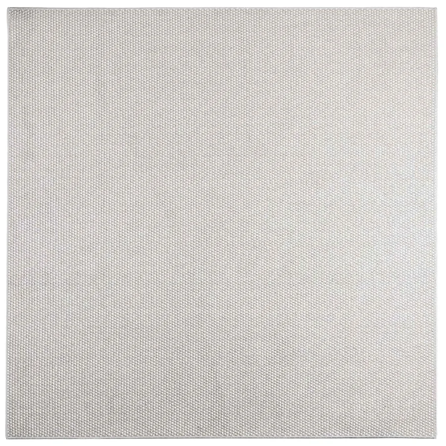 Tapis de surface Carré LUGO Crème et gris 120 x 120 cm - 2