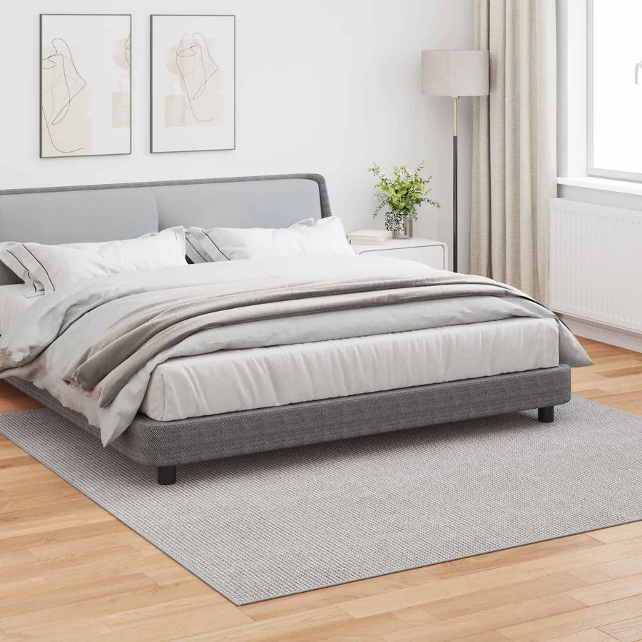 Tapis de surface Carré LUGO Crème et gris 240 x 240 cm - 3