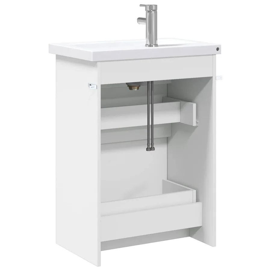 Ensemble de mobilier de salle de bain Blanc 61 x 40 x 84,5 cm - 7