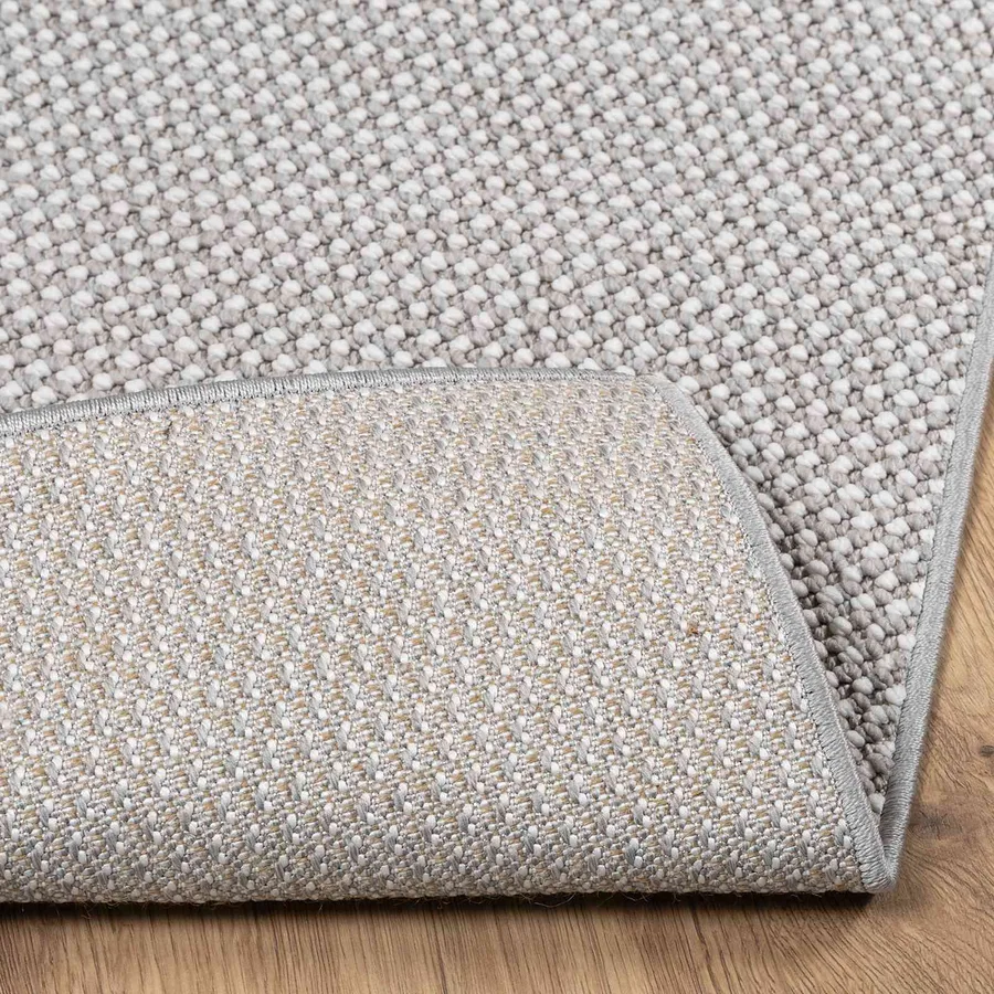 Tapis de surface LUGO Crème et gris 120 x 170 cm Polyester - 5