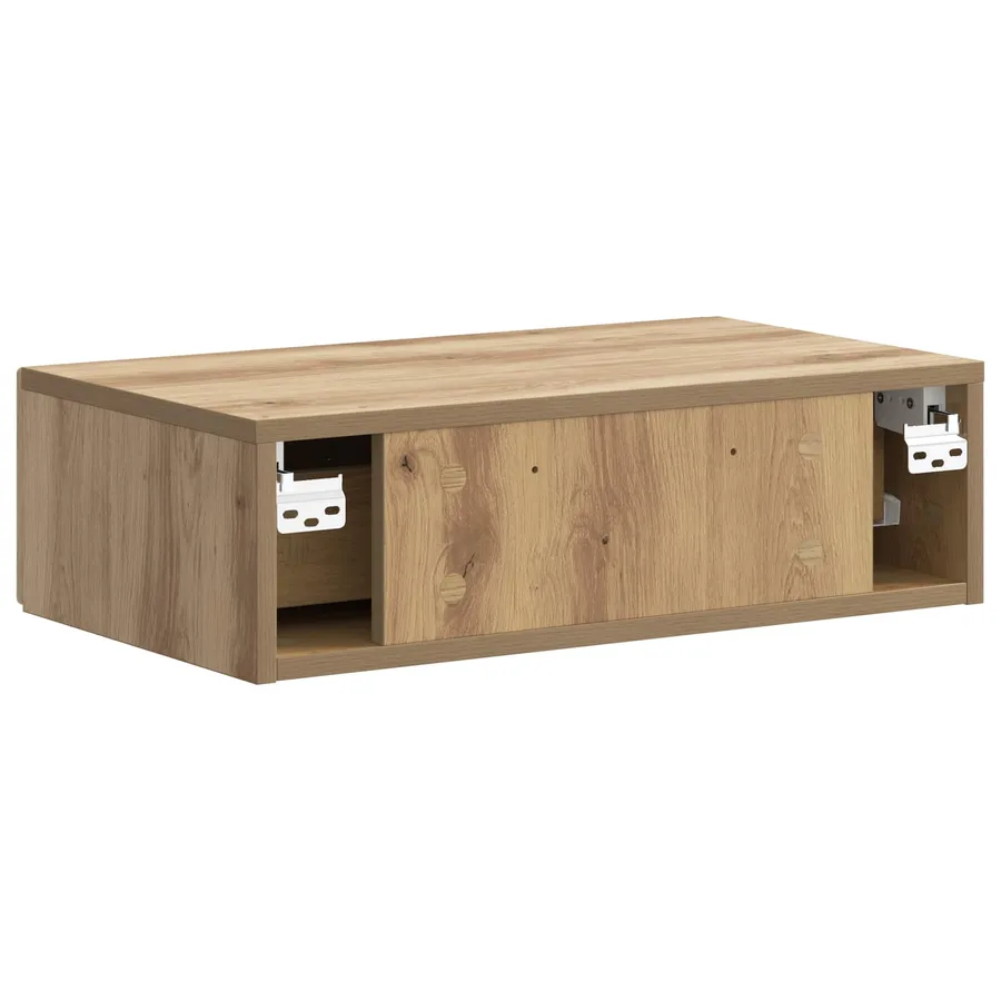 Table d'appoint murale 59 x 34,5 x 17 cm Bois d'ingénierie - 7