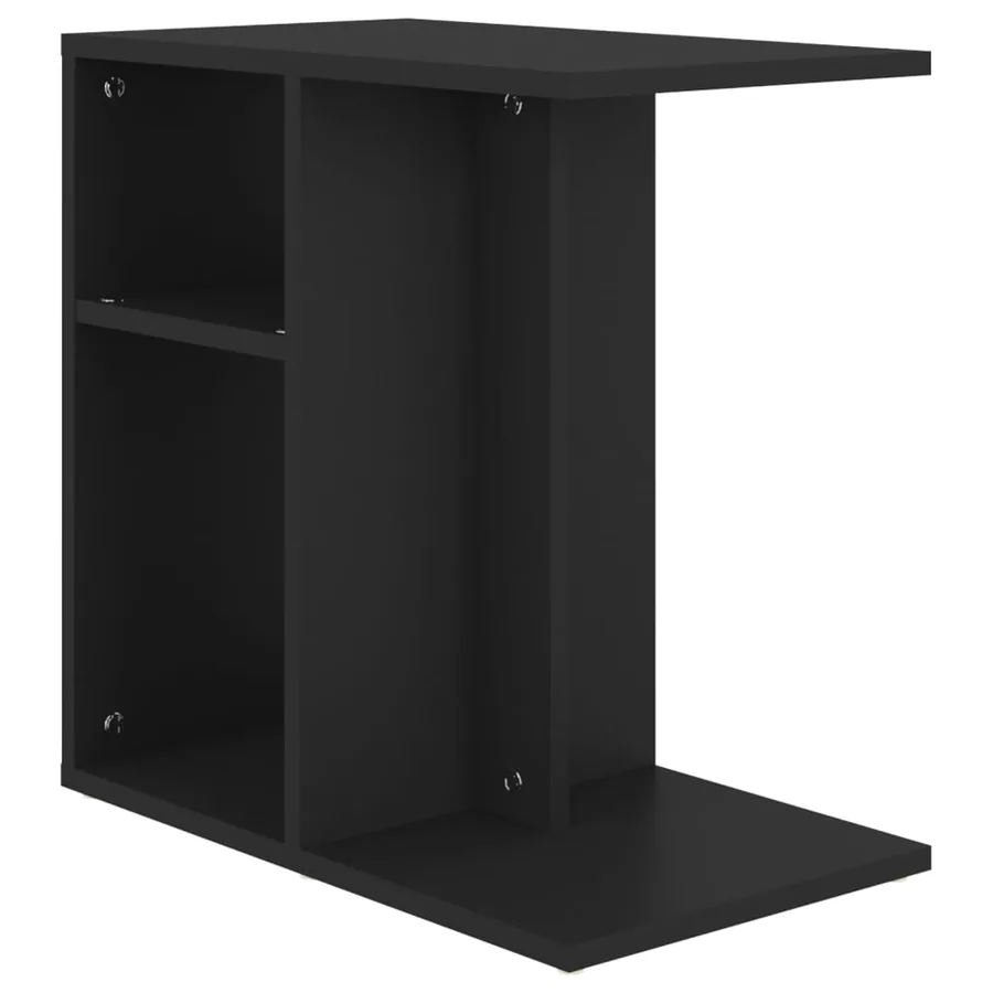 Table d'appoint Noir 50x30x50 cm Bois d’ingénierie - 2