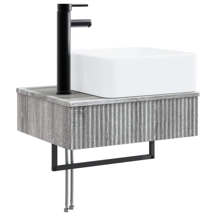 Basin de lavage mural Sonoma gris 53 x 35 x 39 cm - 2