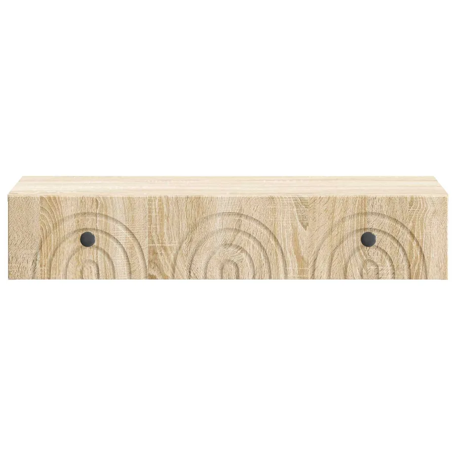 Table d'appoint murale Chêne Sonoma 87,5 x 34,5 x 17 cm - 5