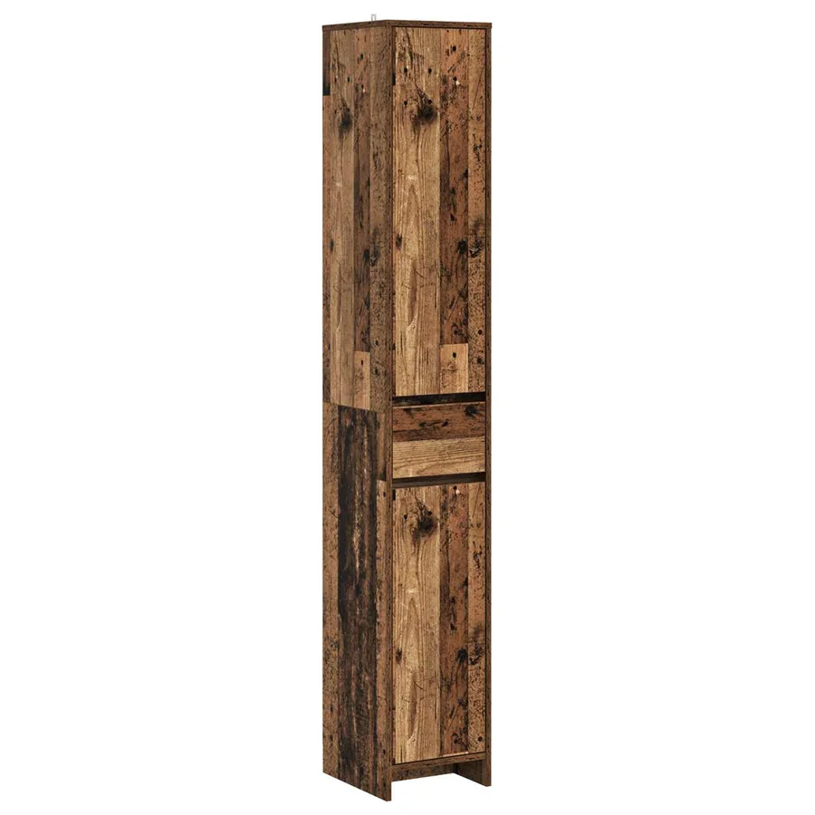 Armoire de salle de bain Bois ancien 30 x 33 x 190 cm - 2