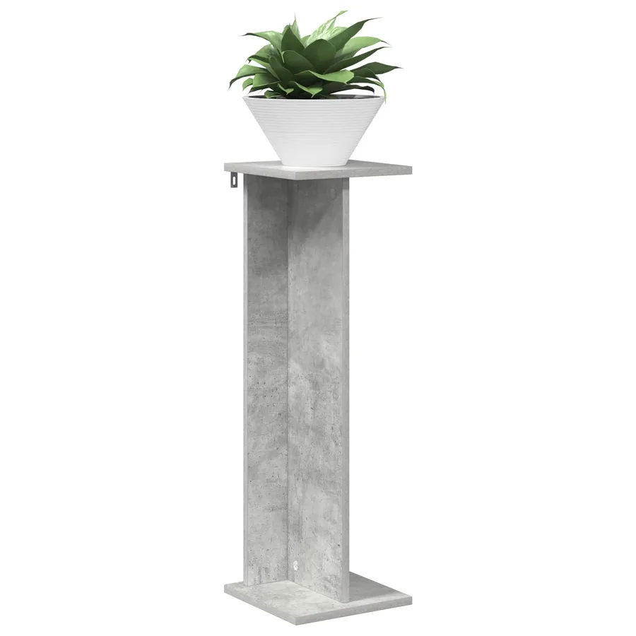 Support de Plante Gris Béton 25 x 25,5 x 80,5 cm - 3