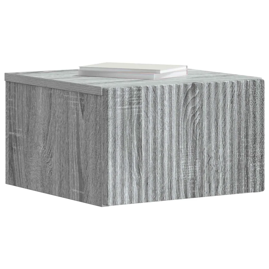 Cabinet de chevet mural 2 pcs Sonoma gris 33 x 34,5 x 20 cm - 3
