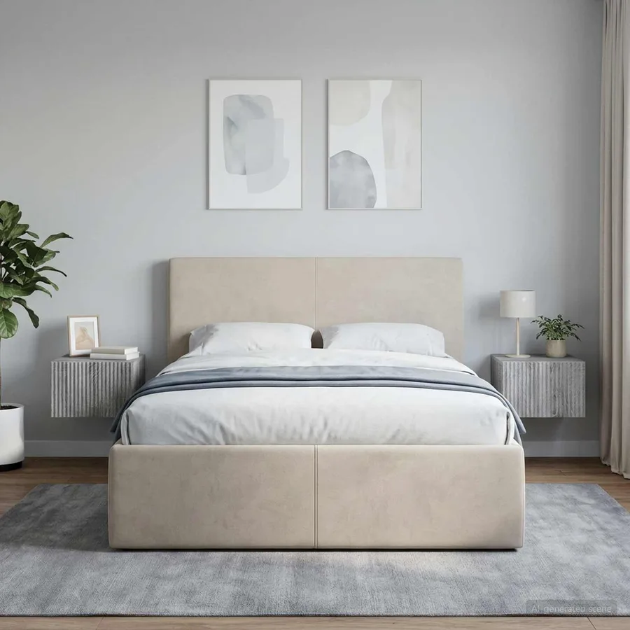 Cabinet de chevet mural 2 pcs Sonoma gris 33 x 34,5 x 20 cm - 4