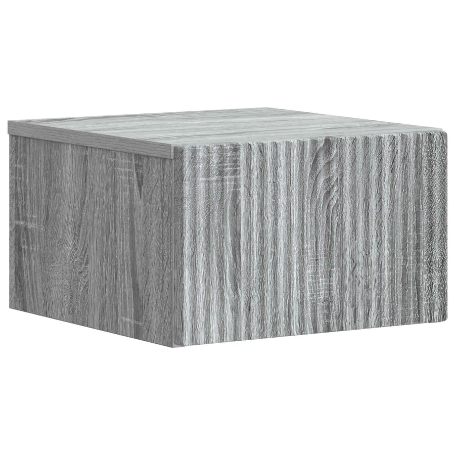 Cabinet de chevet mural 2 pcs Sonoma gris 33 x 34,5 x 20 cm - 5