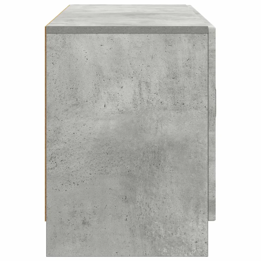 Meuble TV Gris béton 99 x 34,5 x 47 cm Bois d'ingénierie - 7