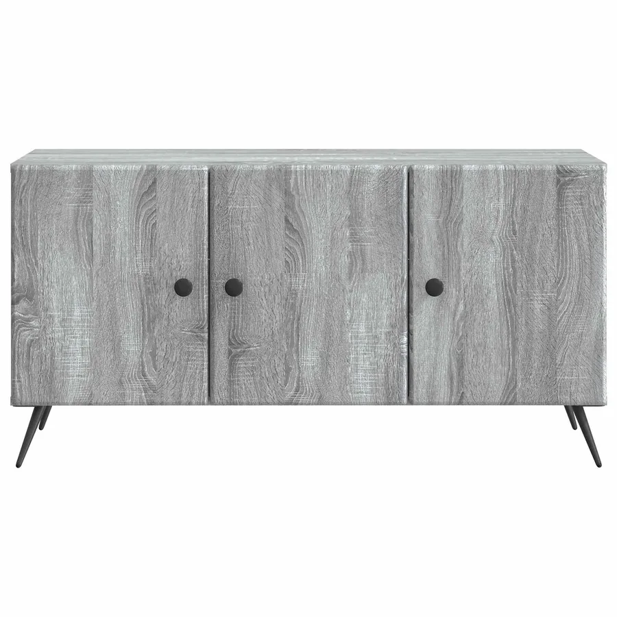 Meuble TV Sonoma gris 99 x 34,5 x 50 cm Bois d'ingénierie - 6