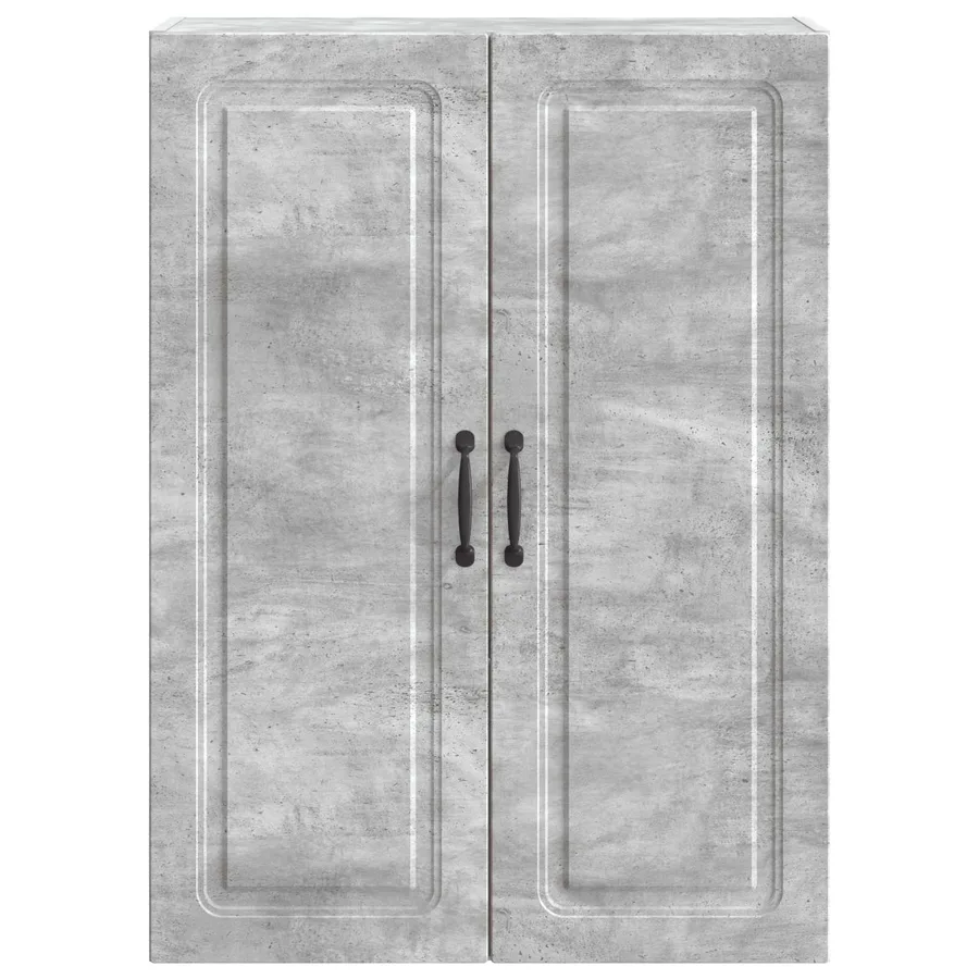 Armoire Murale Gris béton 66 x 34,5 x 90 cm Bois d'ingénierie - 4