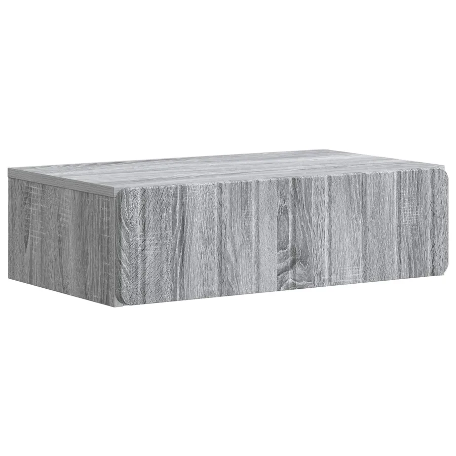 Table d'appoint murale Sonoma gris 59 x 34,5 x 17 cm - 2