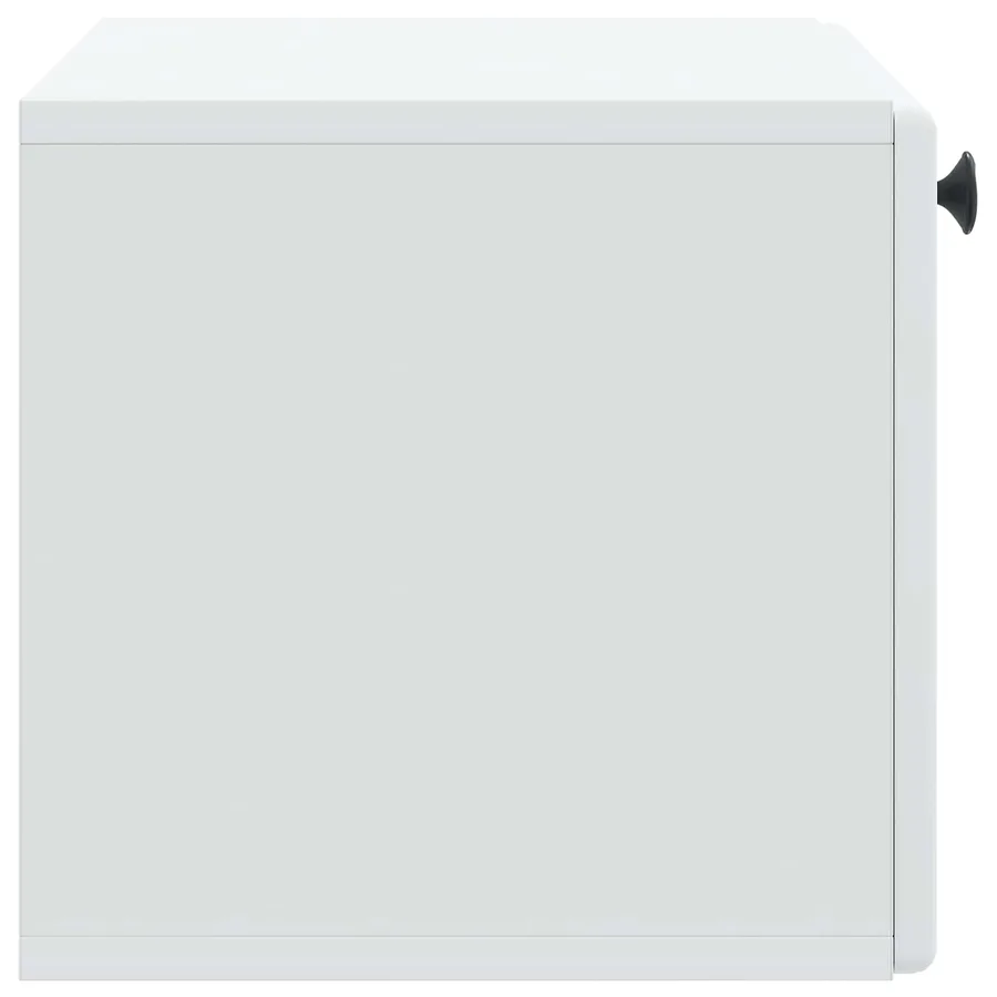 Meuble TV mural 59,5 x 31 x 30 cm Blanc Bois d'ingénierie - 7