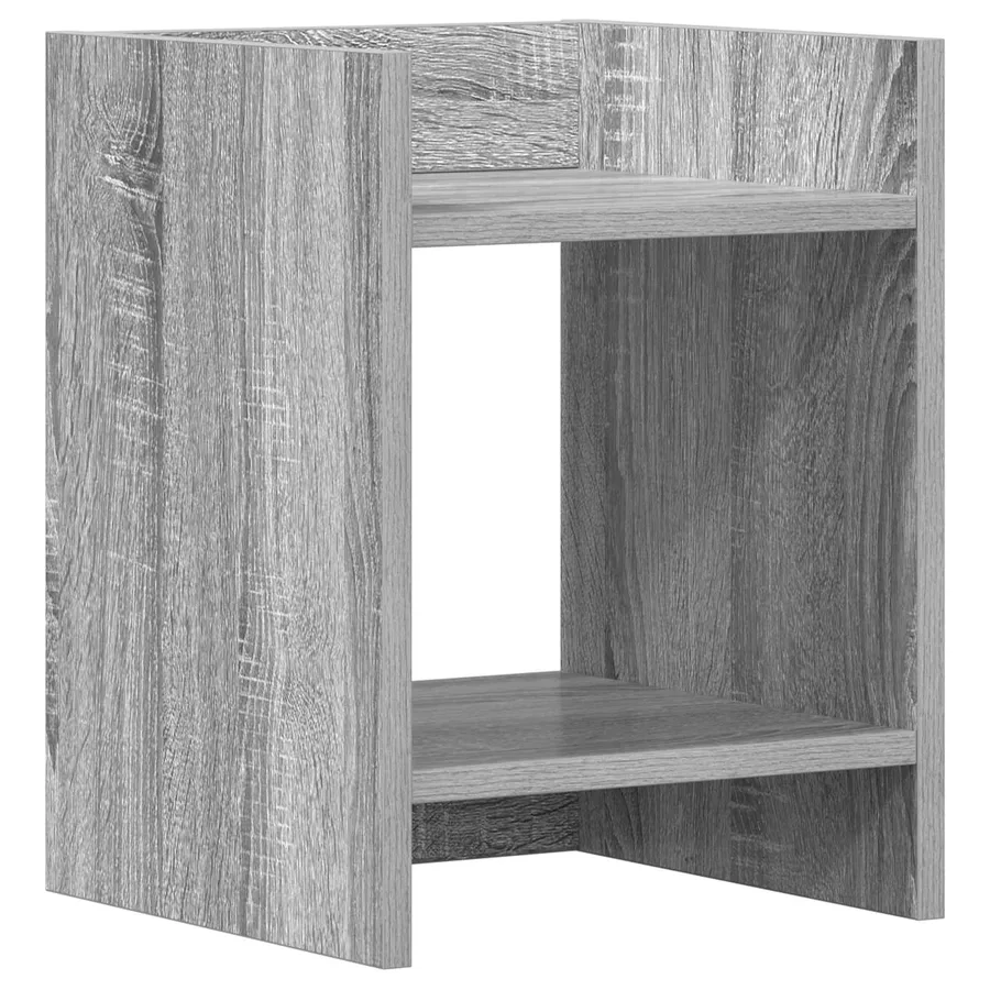 Support de Plante Gris Sonoma 30 x 30 x 40 cm Bois d’ingénierie - 2
