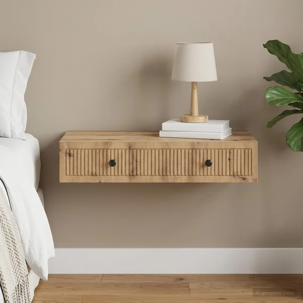 Table d'appoint murale 87,5 x 34,5 x 17 cm Bois d'ingénierie