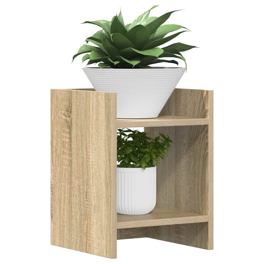 Support de Plante 2 pc Chêne Sonoma 30 x 30 x 40 cm - 3