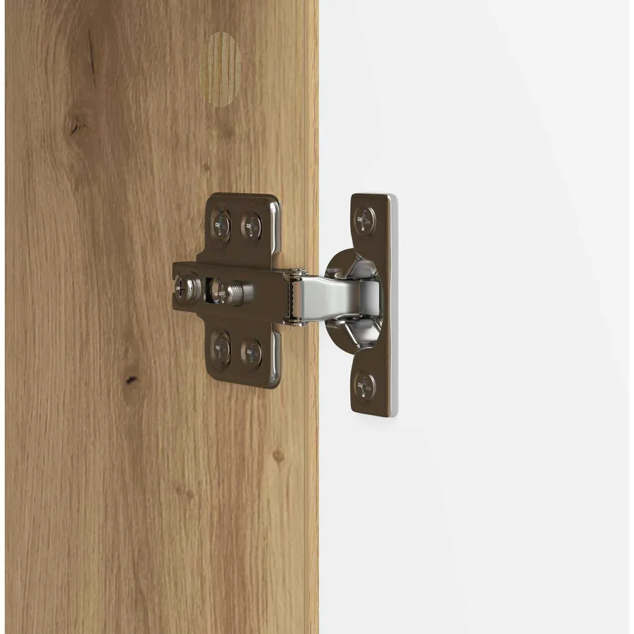 Meuble TV 99 x 34,5 x 47 cm Chêne artisanal Bois d'ingénierie - 9