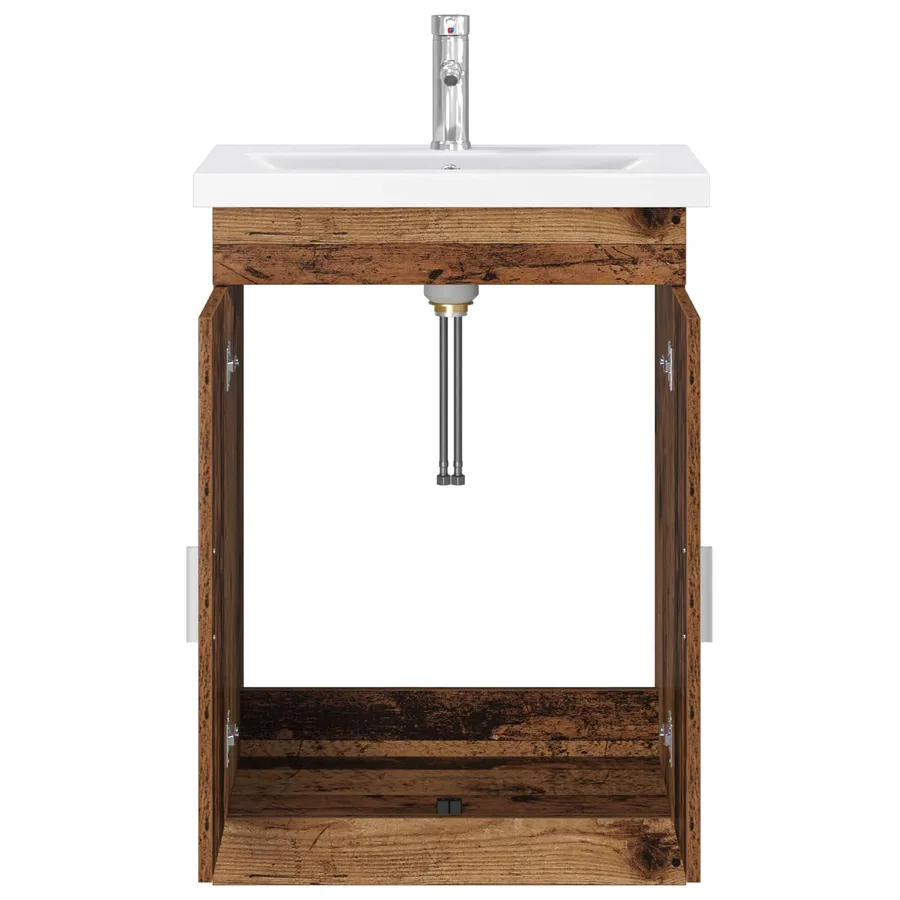 Ensemble de mobilier de salle de bain Bois ancien - 3