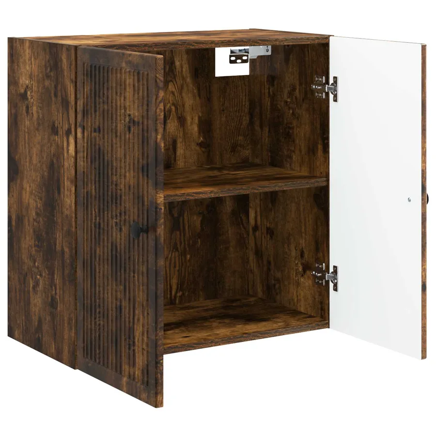 Armoire Murale Chêne fumé 59 x 31 x 60 cm Bois d'ingénierie - 3