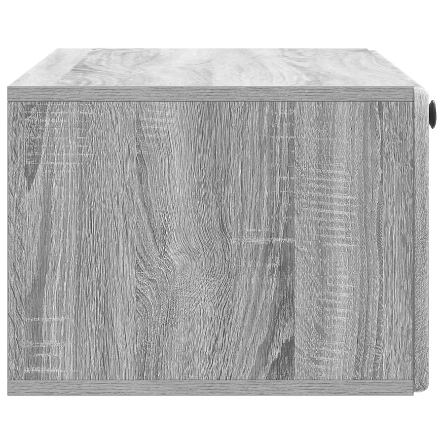 Meuble TV mural 78,5 x 41 x 30 cm Sonoma gris Bois d'ingénierie - 7