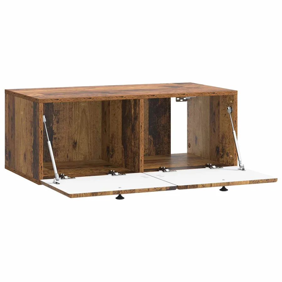Meuble TV mural 78,5 x 41 x 30 cm Bois ancien Bois d'ingénierie - 5