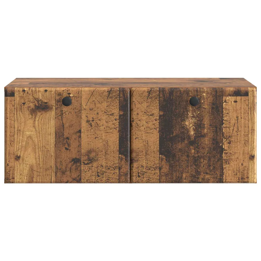 Meuble TV mural 78,5 x 41 x 30 cm Bois ancien Bois d'ingénierie - 6