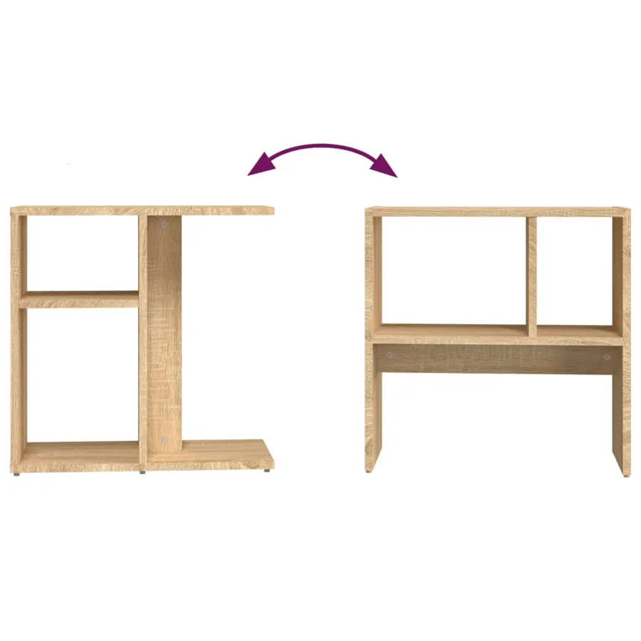 Table d'appoint Chêne sonoma 50x30x50 cm Bois d’ingénierie - 7