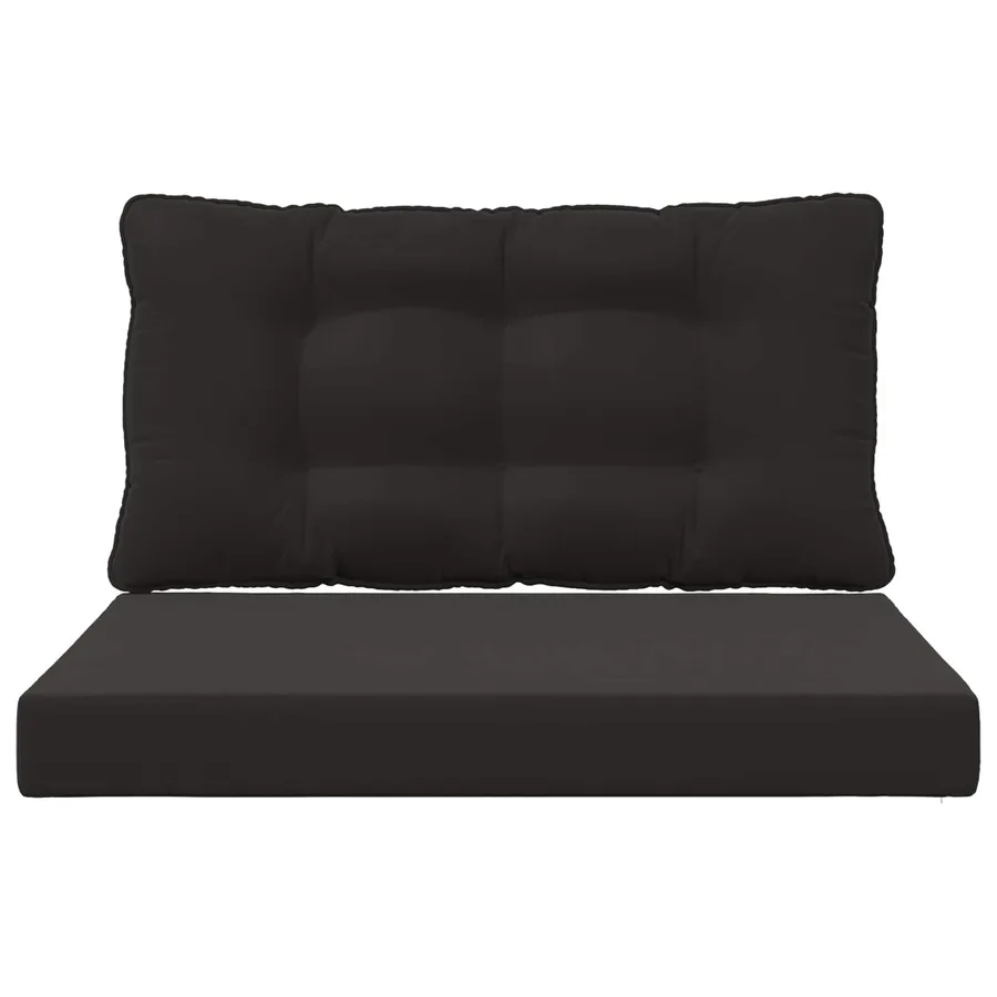 Coussin de canapé d'extérieur Polyester Noir 80 x 68,5 x 8 cm - 6